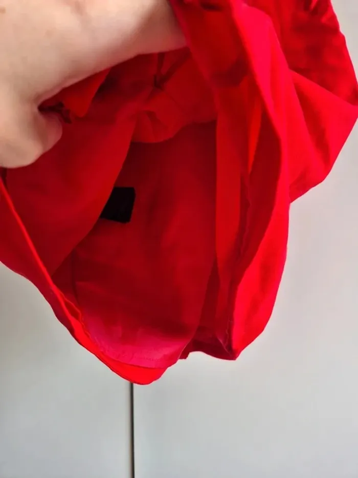 Très belle robe de cocktail rouge H&M taille XS 34 - photo numéro 10