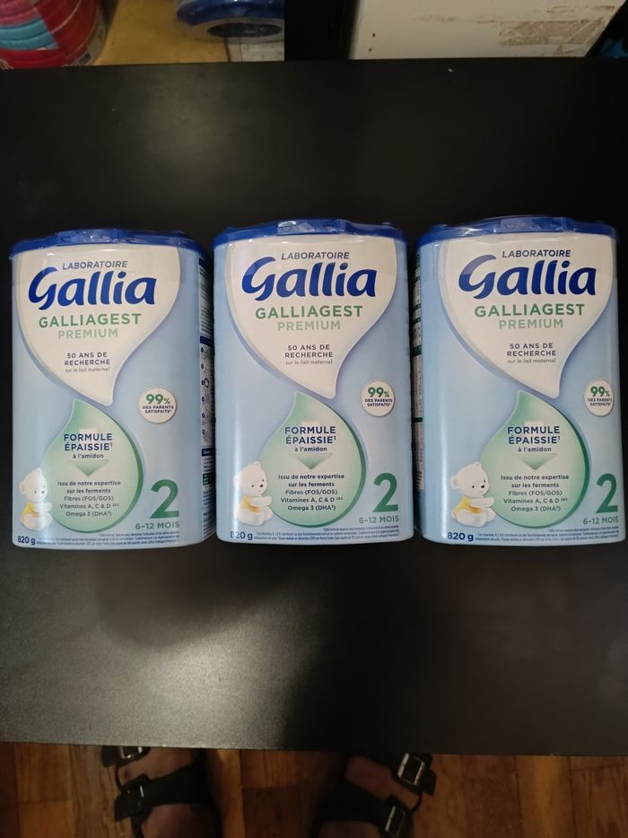 A VENDRE O3 BOITES DE LAIT GALLIA
GALLIAGEST PREMIUM 2