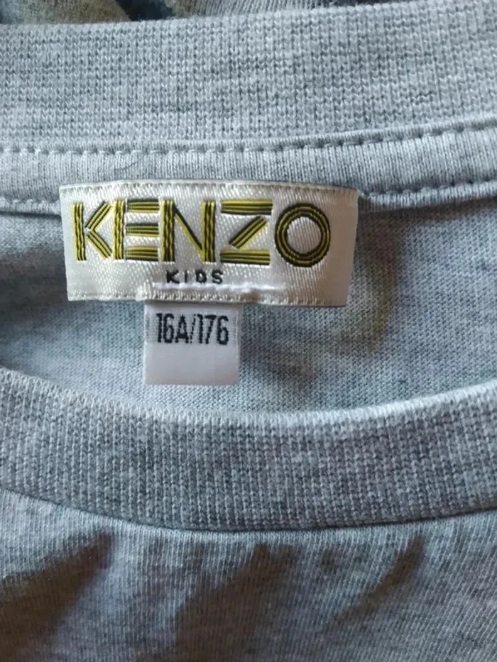 Tee-shirt manches longues garçon 16 ans Kenzo - photo numéro 3