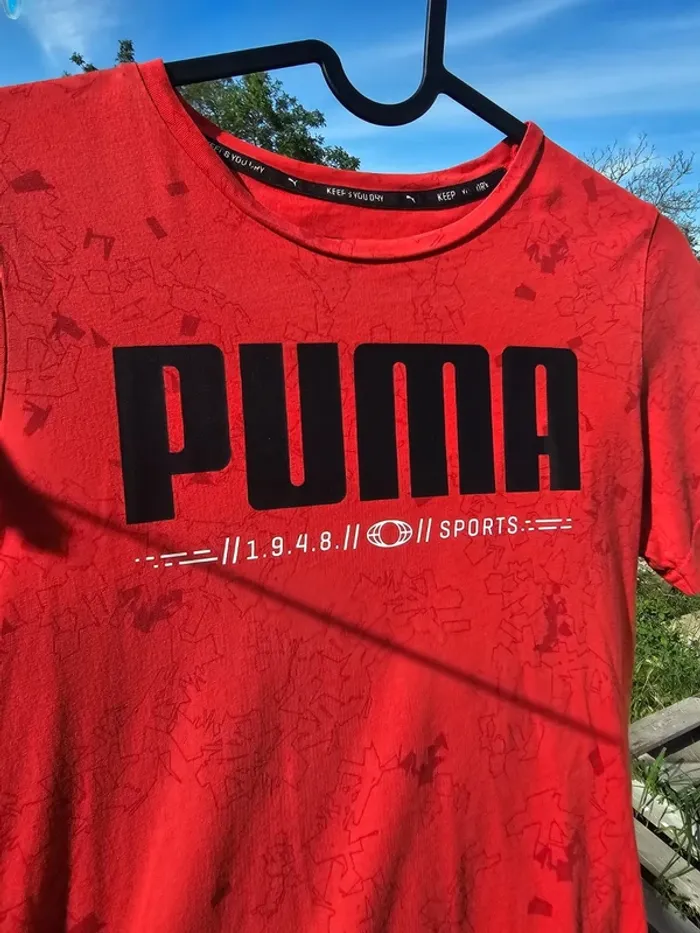 2 tee shirt puma garçon 11 12 ans + 1 gratuit - photo numéro 9