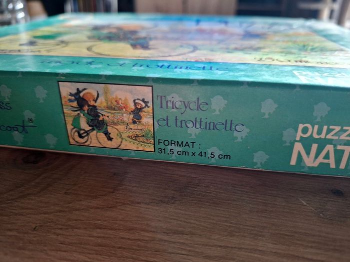 Puzzle Nathan Miss Petticoat vintage année 1979 made in France - photo numéro 3