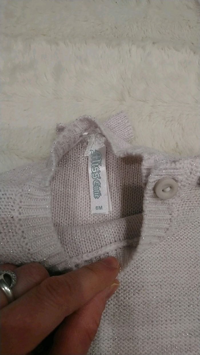 Lot de 2 pulls bébé filles brillants - photo numéro 4