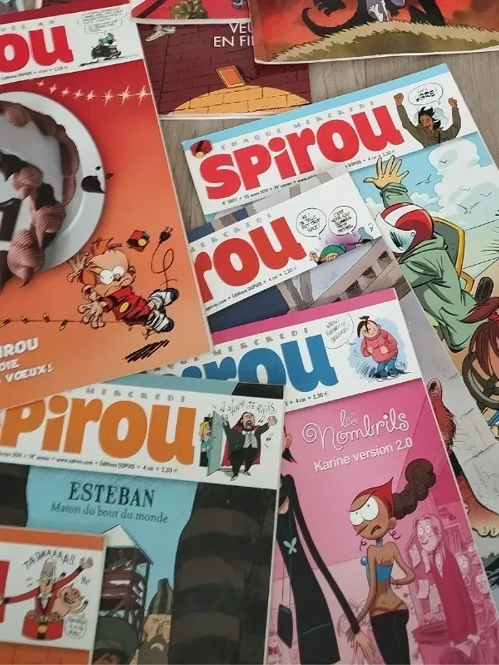 Lot de 12 magazines SPIROU année 2010-11 L006 - photo numéro 9