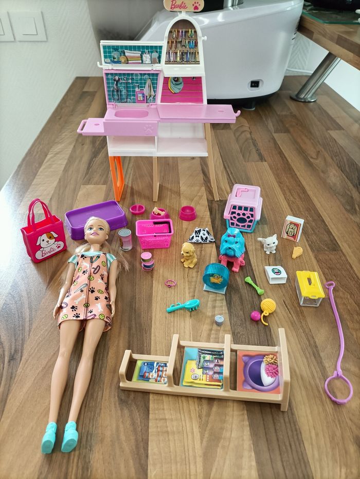 Animalerie Barbie avec mobilier nombreux accessoires et animaux - photo numéro 6