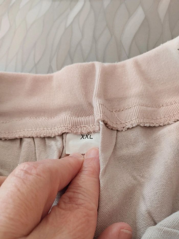 Pantacourt beige taille 46 tbe - photo numéro 4