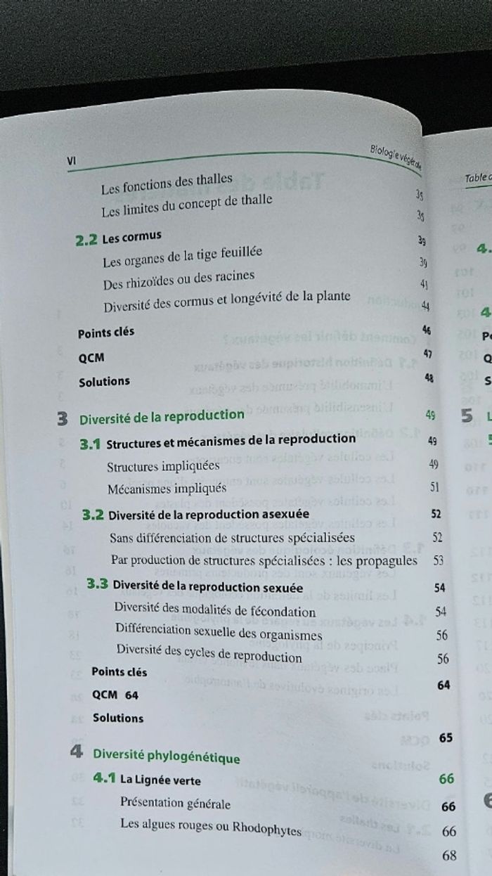 Manuel Biologie végétale - Cours + QCM + QROC - Licence/Prépa/Master - photo numéro 4