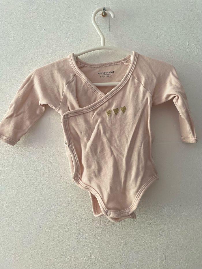 Lot 3 bodies manches longues 3mois - photo numéro 1