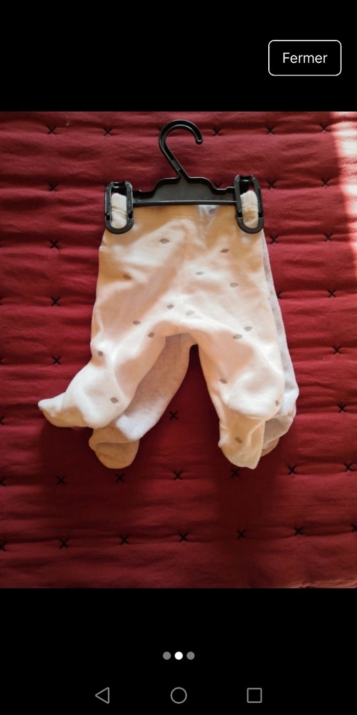 Lot de 2 pantalons naissance - photo numéro 2