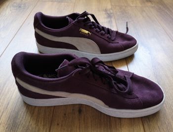 Baskets Puma Suède rouge bordeaux taille 40
