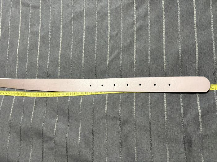 Ceinture rose pale avec boucle en métal rectangulaire neuve 80 cm - photo numéro 6