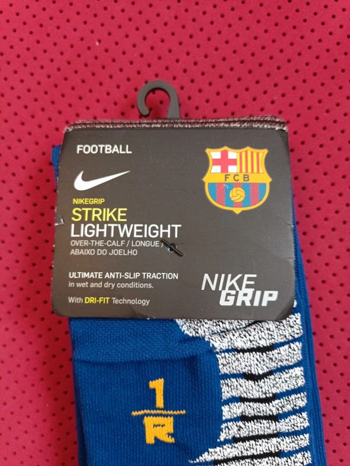 Chaussettes de foot FC Barcelone, Nike Authentique Officiel taille 36/38, Neuf - photo numéro 3
