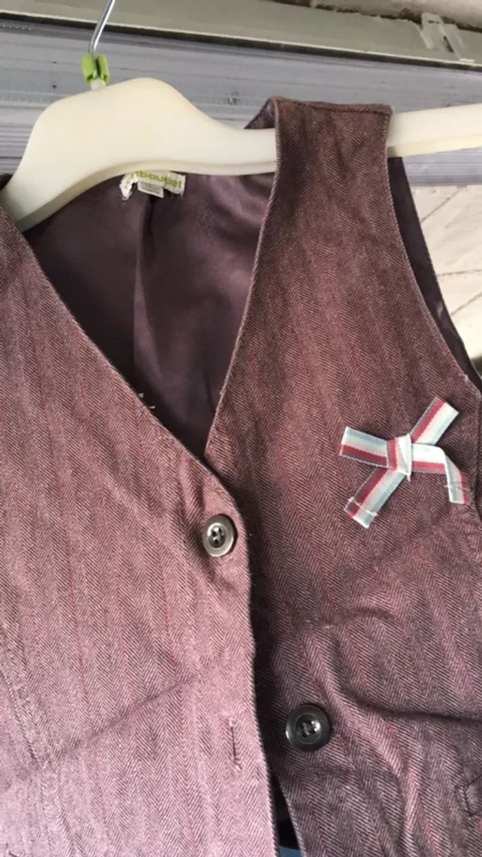 Veste sans manche vert baudet T10 ans - photo numéro 2