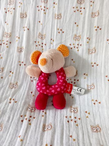 Doudou hochet souris Sigikid