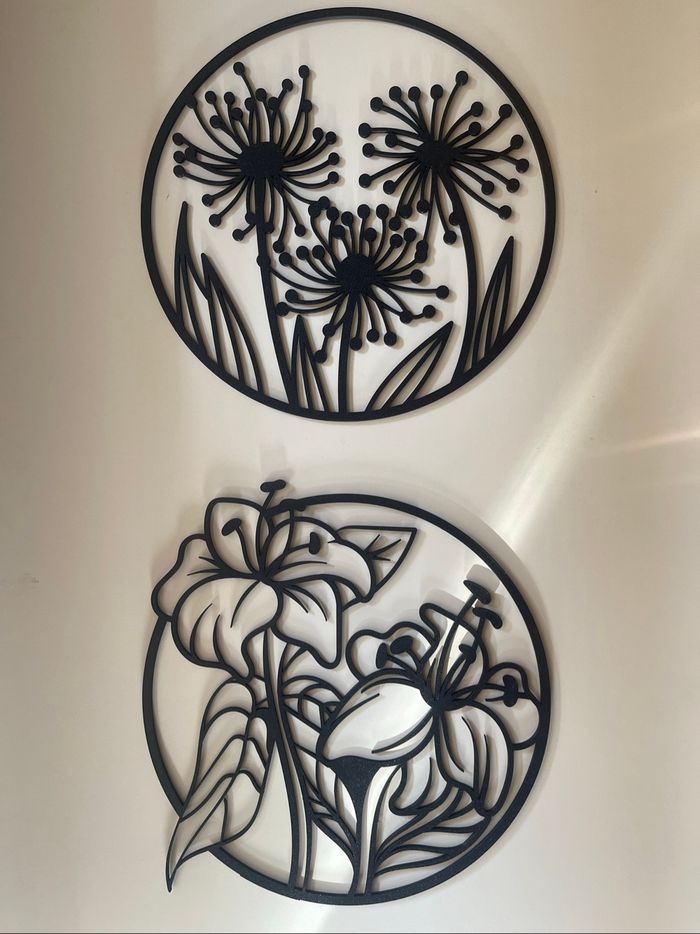 Décoration  murale fleurs - photo numéro 2
