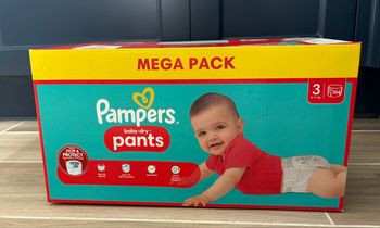 Couches Pampers baby dry pants taille 3