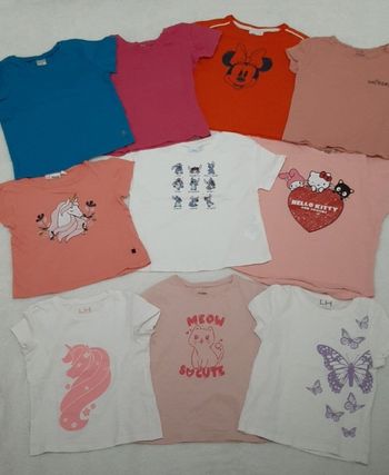 Lot 10 tee-shirts 4 ans