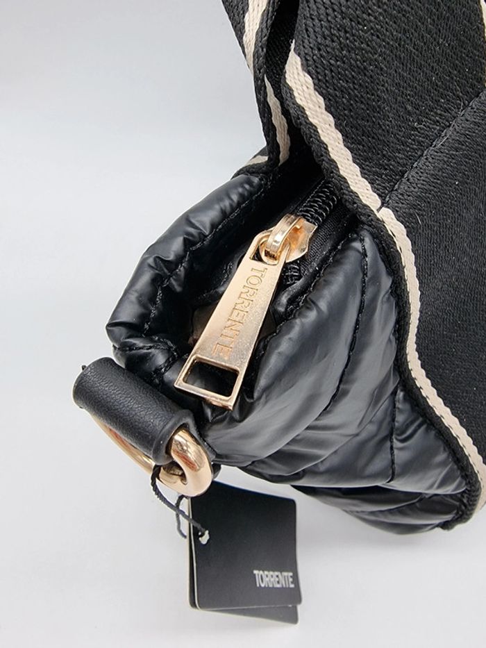 Torrente sac porté main et bandoulière noir - photo numéro 5