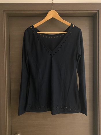 Haut manches longues décolleté dos promod taille m