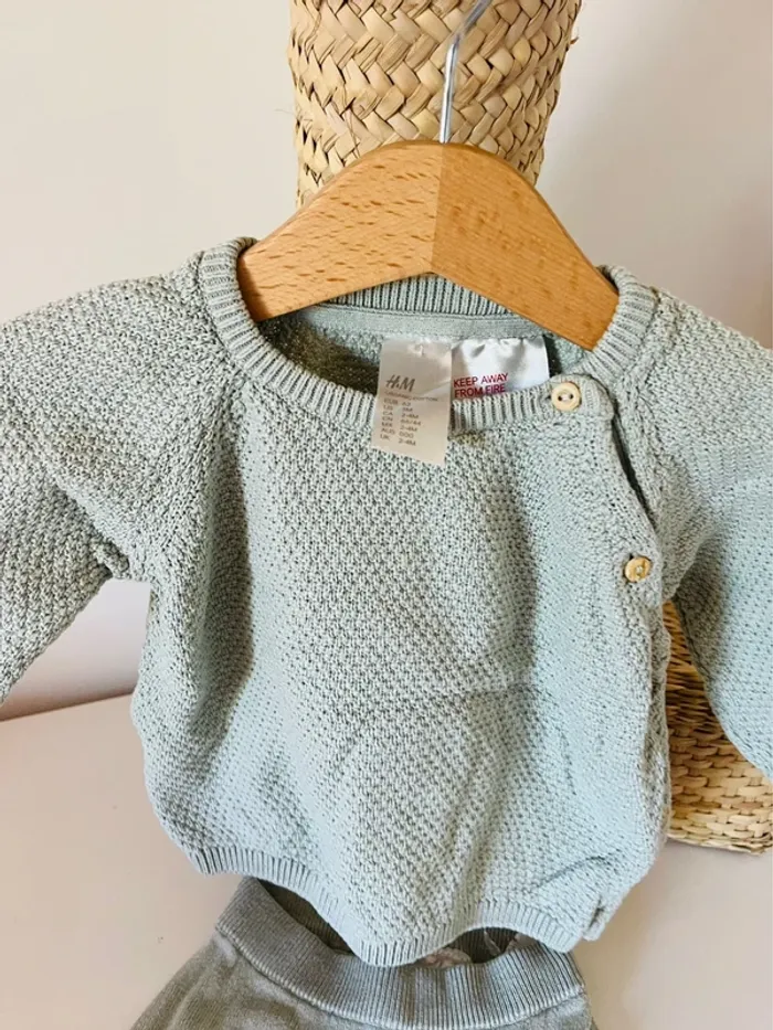 Ensemble maille 3 mois - photo numéro 2