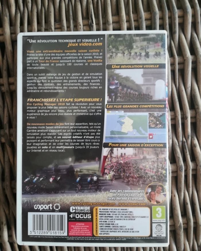 Jeu PC Manager Tour de France en bon état - photo numéro 3