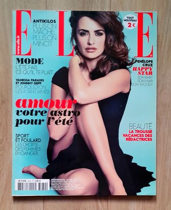 Magazine Elle n°3470 juin 2012 spécial Pénélope Cruz