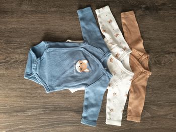 Lot de 3 bodies garçon 1 mois 