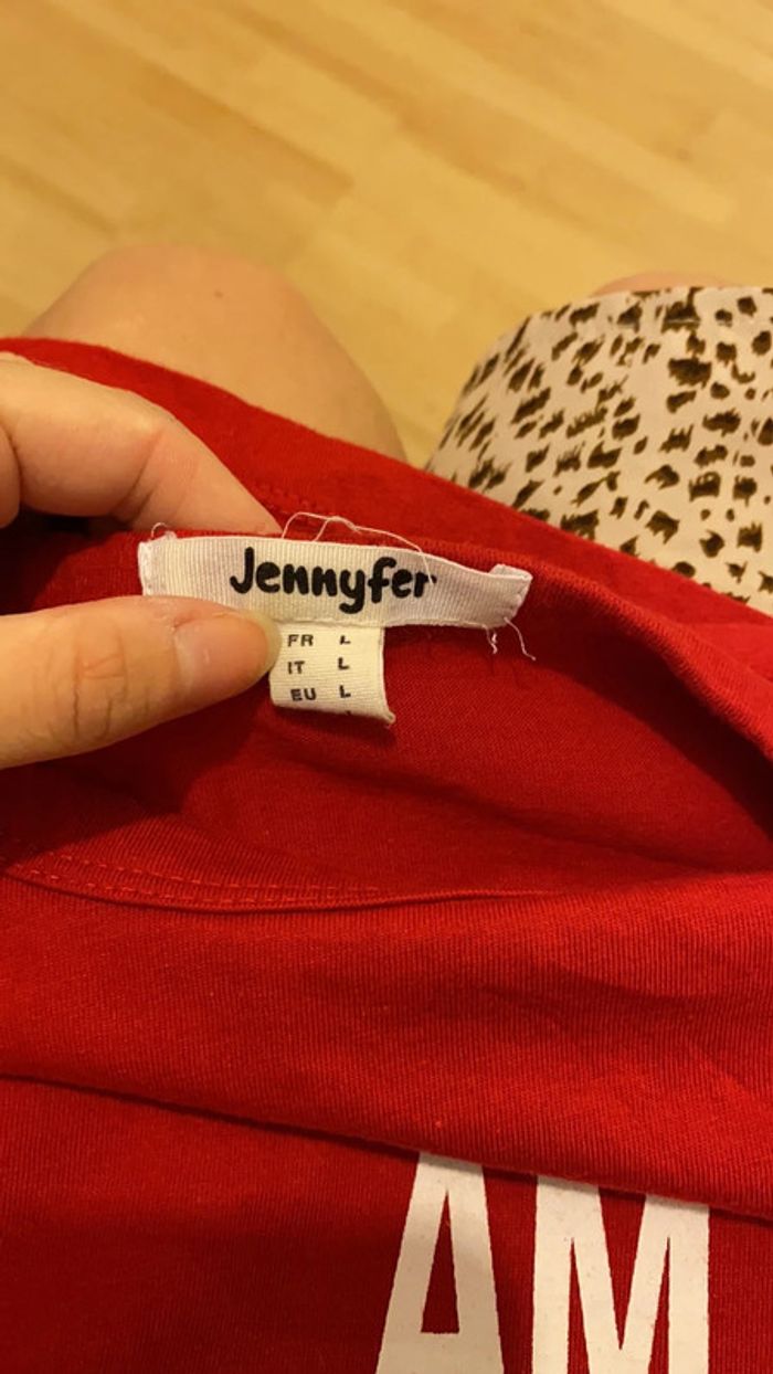 Tee shirt jennyfer taille L rouge - photo numéro 2
