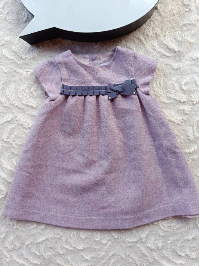 Robe avec laine Fille 12 mois Tartine et Chocolat - photo numéro 2