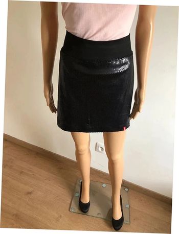 Jupe noire en sequins Esprit taille L bon état