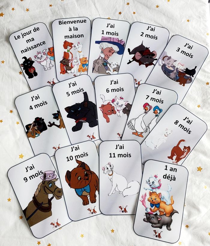 Cartes étape - Les Aristochats