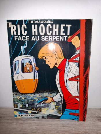 Bande dessinée Ric hochet face au serpent