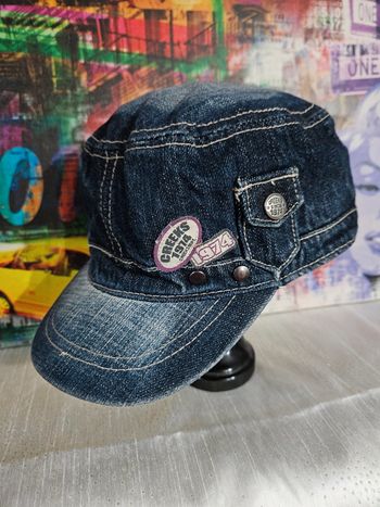 Casquette en jeans