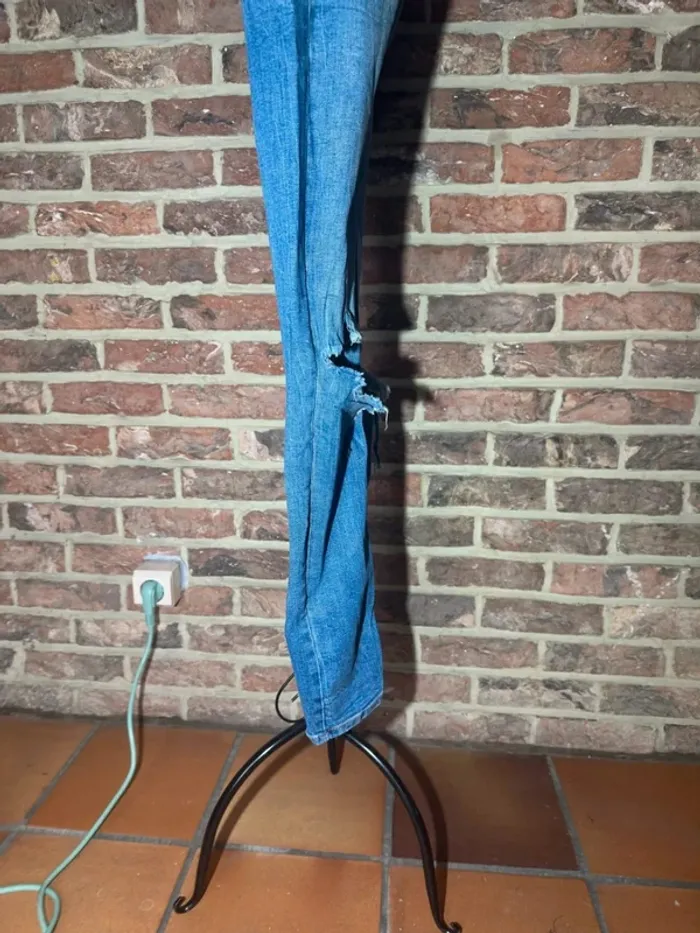 Jeans skinny bleu Bershka Taille S / 36 - photo numéro 9