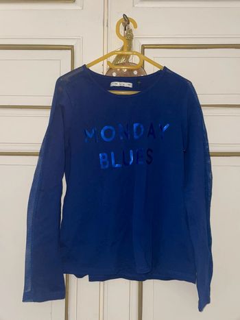 Tee shirt à manches longues Bleu Ikks