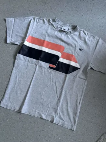 T-shirt Adidas M Gris