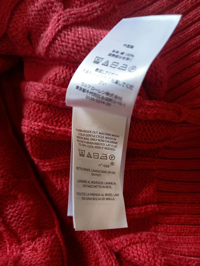 Pull Torsadé - Polo Ralph Lauren - Taille LG - photo numéro 8