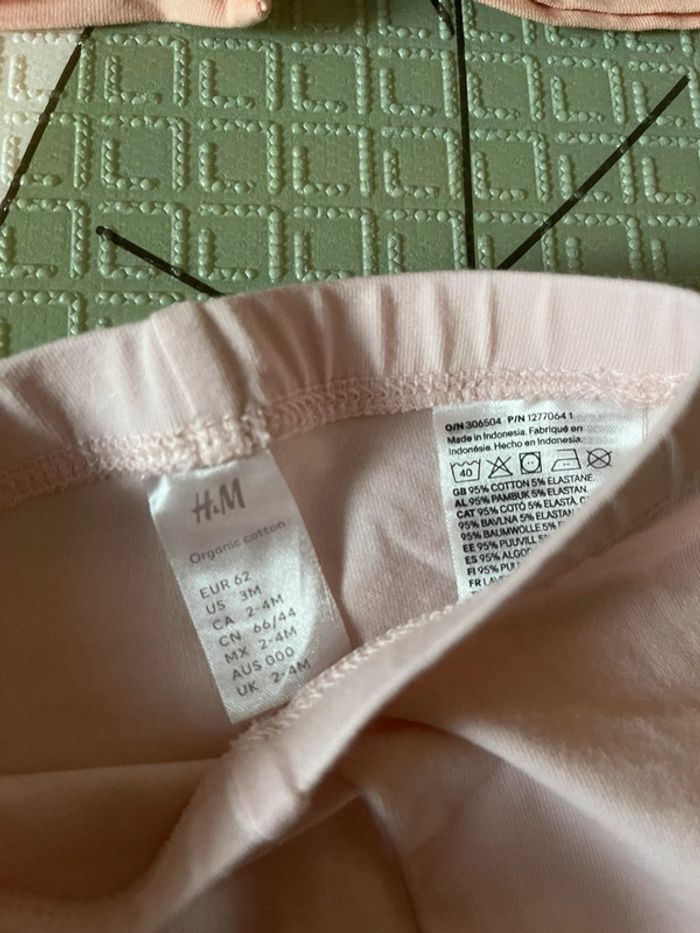 Lot de 4 shorts-cycliste H&M taille 3 mois neuf sans étiquette - photo numéro 3