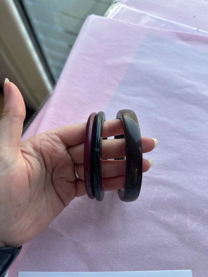 Lot de 3 bracelets vintage - photo numéro 2