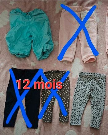 Lot de 2 articles, 1 pantalon et 1 leggings. 12mois