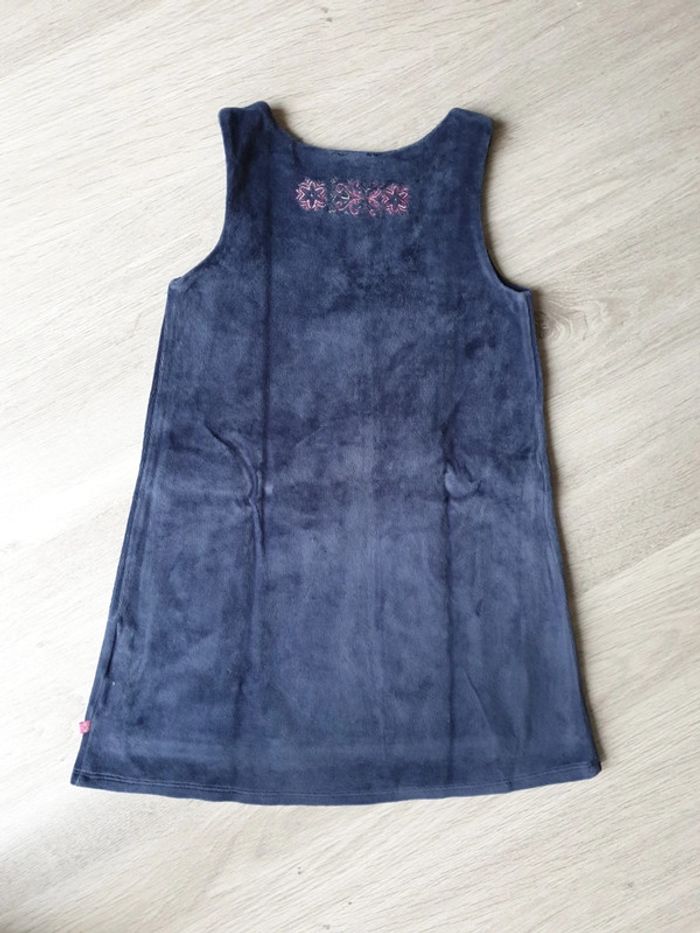 Robe velours Bleu Marine 7-8 ans - photo numéro 6