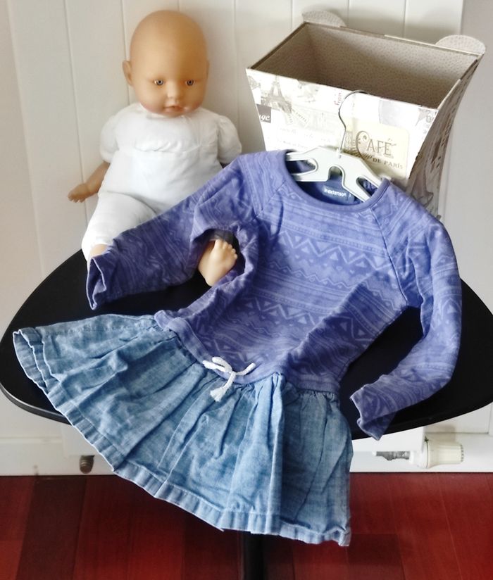 Robe manche longue fille 3 ans