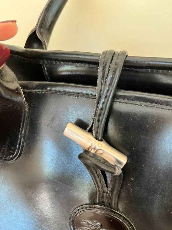 Sac vintage Longchamp noire - it bag - photo numéro 9