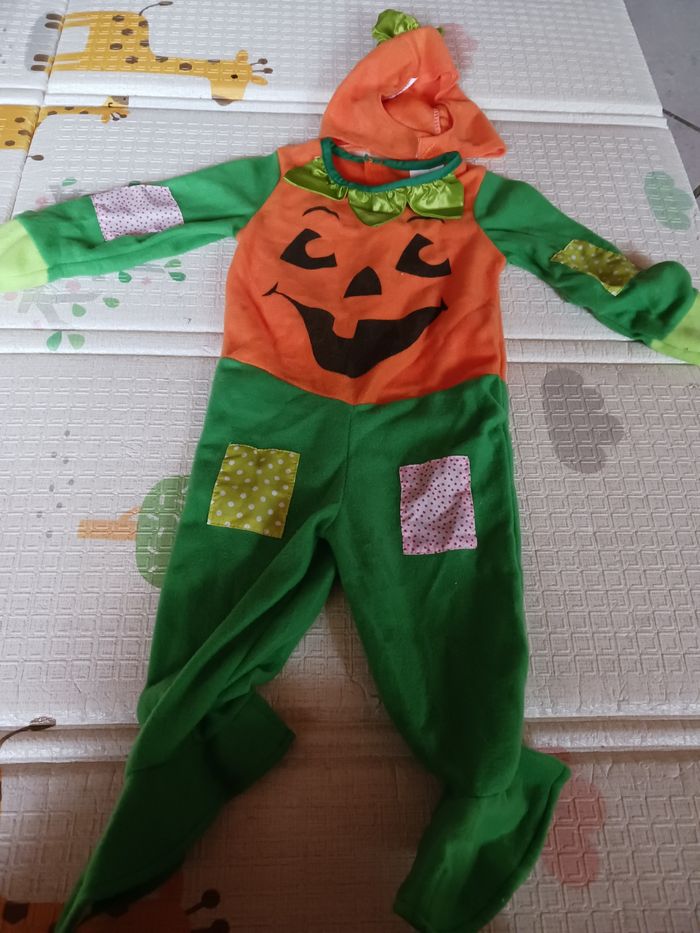 Costume bébé citrouille
