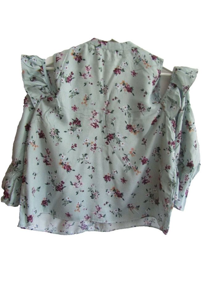 tunique blouse fraiche épaules dénudées marque Bershka - photo numéro 5