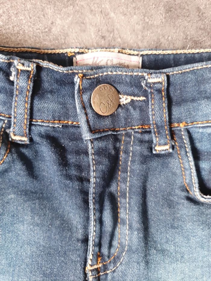 Jupe jean fille 4 ans charlie et prune très bon état - photo numéro 2