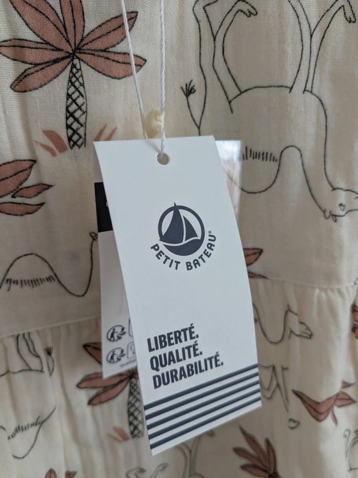 Robe chameau thème désert petit bateau 12 mois - photo numéro 5
