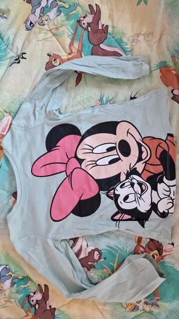 Tee shirt manche longue minnie disney