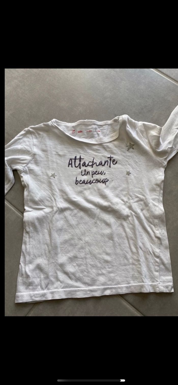 Tee shirt manches longues 4 ans - photo numéro 3