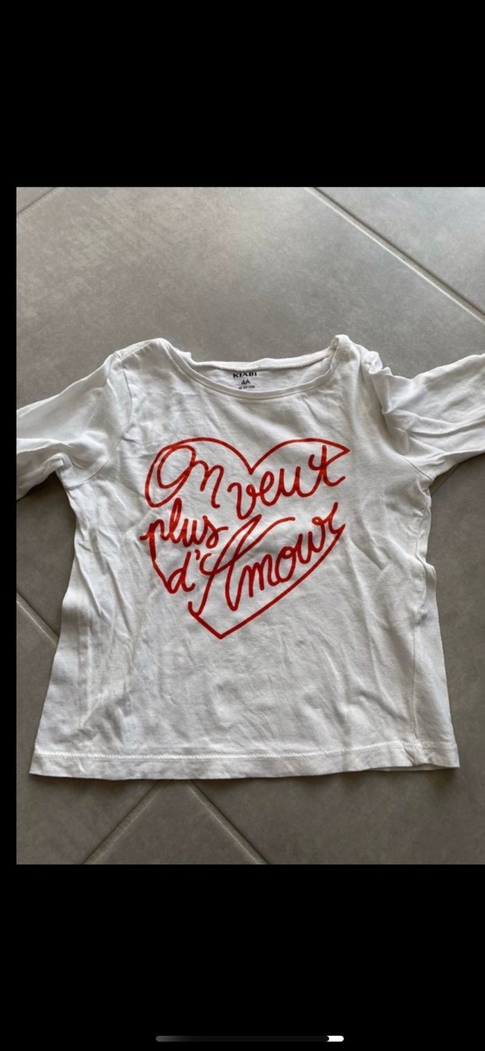 Tee shirt manches longues 4 ans - photo numéro 3