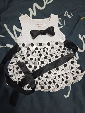 Robe noire et blanche _ 3 mois